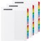 Office Essentials 1-31 Tab Table 'n Tabs Dividers for 3 Ring Binders, Printable Table of Contents, Multicolor Tabs, 3 Sets (21892)